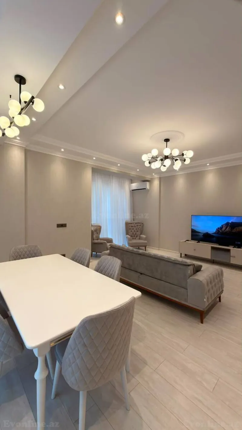 Kirayə verilir 3 otaqlı Mənzil Yeni tikili 150 m² Gənclik m. - şəkil 2