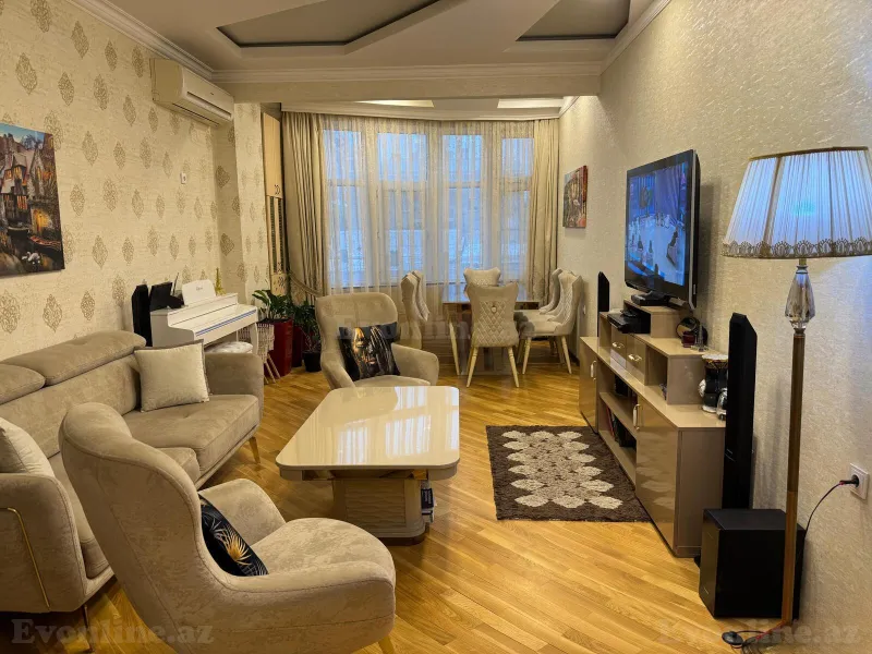 Kirayə verilir 3 otaqlı Mənzil Yeni tikili 120 m² Sahil m. - şəkil 2