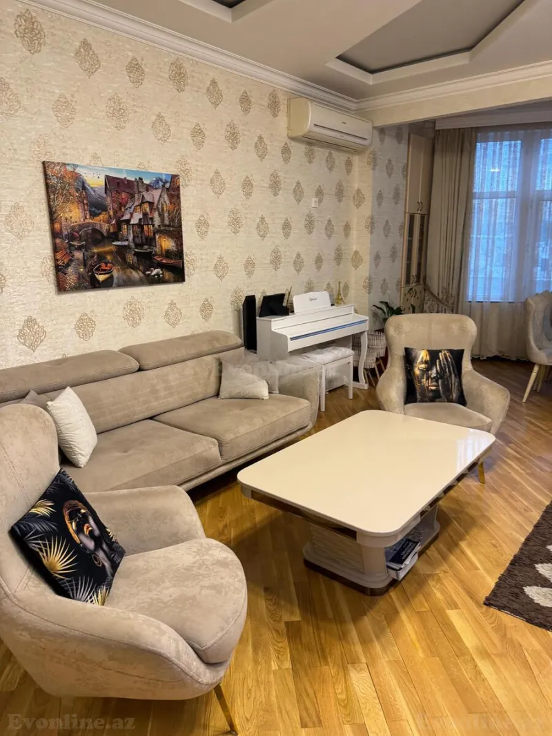 Kirayə verilir 3 otaqlı Mənzil Yeni tikili 120 m² Sahil m. - şəkil 5