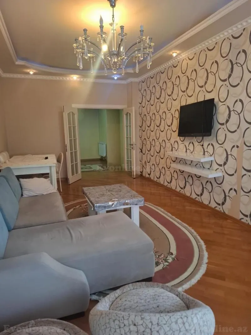 Kirayə verilir 3 otaqlı Mənzil Yeni tikili 112 m² Nəsimi r. - şəkil 8