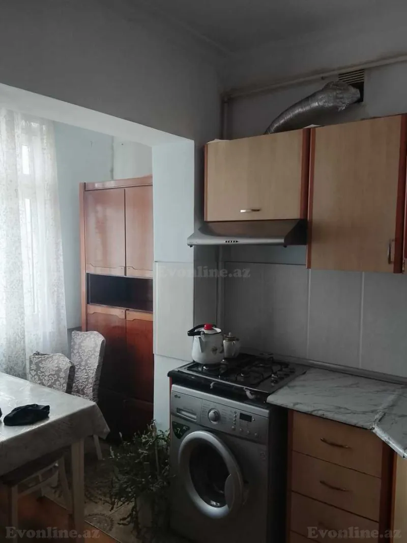 Kirayə verilir 2 otaqlı Mənzil Köhnə tikili 65 m² Nəsimi m. - şəkil 3