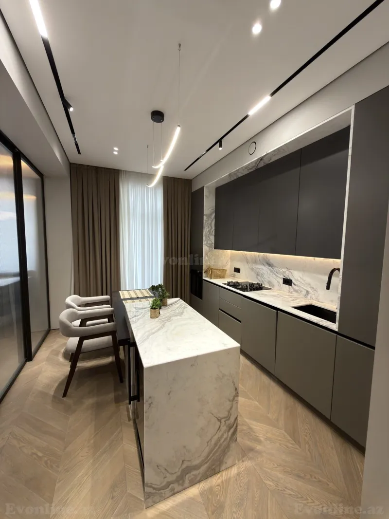 Kirayə verilir 2 otaqlı Mənzil Yeni tikili 70 m² Elmlər Akademiyası m. - şəkil 3