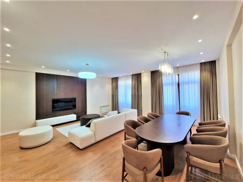 Kirayə verilir 3 otaqlı Mənzil Yeni tikili 180 m² Nizami m. - şəkil 2