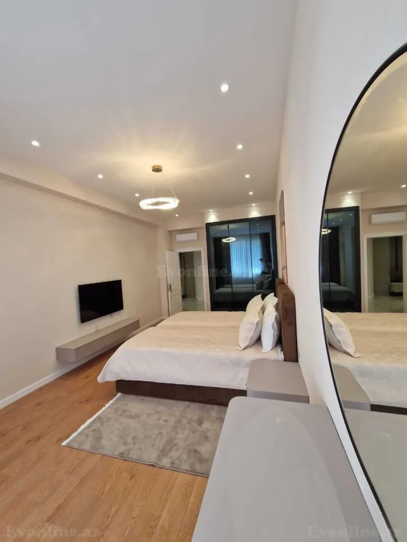 Kirayə verilir 3 otaqlı Mənzil Yeni tikili 180 m² Nizami m. - şəkil 16