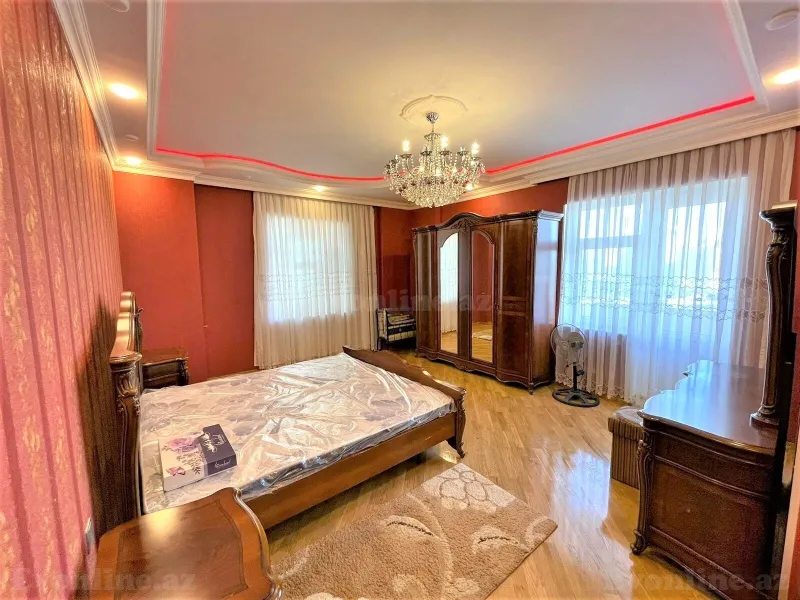 Kirayə verilir 3 otaqlı Mənzil Yeni tikili 130 m² Nərimanov r. - şəkil 4