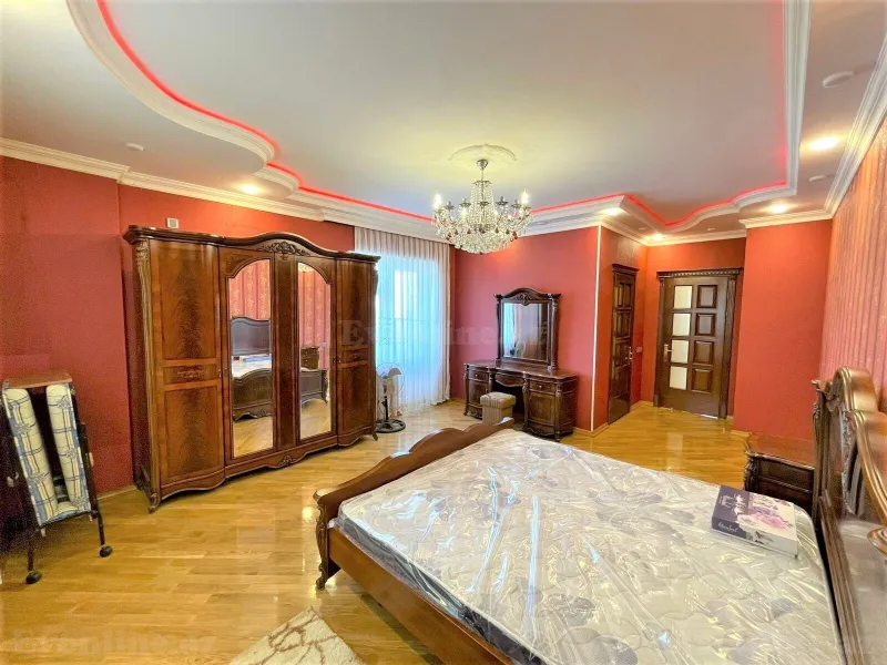 Kirayə verilir 3 otaqlı Mənzil Yeni tikili 130 m² Nərimanov r. - şəkil 5