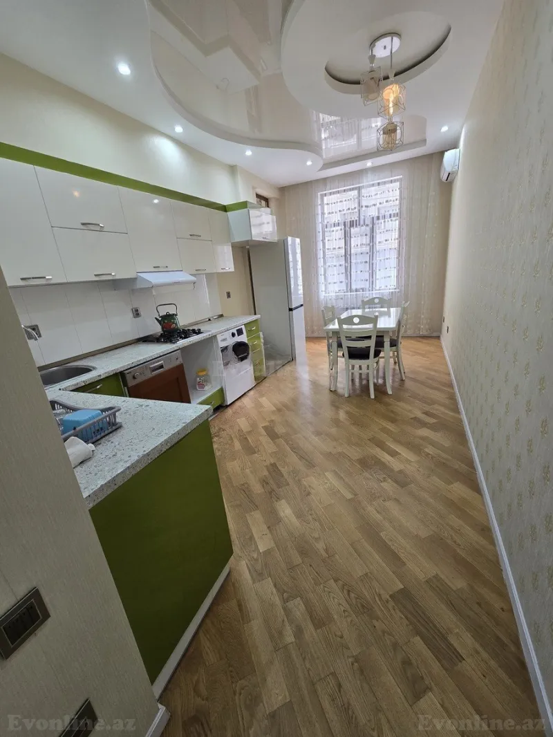 Kirayə verilir 2 otaqlı Mənzil Yeni tikili 106 m² Nəsimi r. - şəkil 3