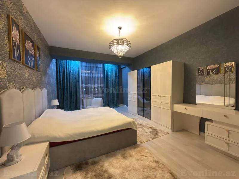 Kirayə verilir 3 otaqlı Mənzil Yeni tikili 117 m² Həzi Aslanov m. - şəkil 2