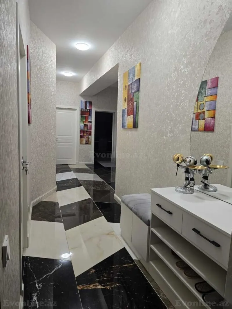 Kirayə verilir 3 otaqlı Mənzil Yeni tikili 117 m² Həzi Aslanov m. - şəkil 5