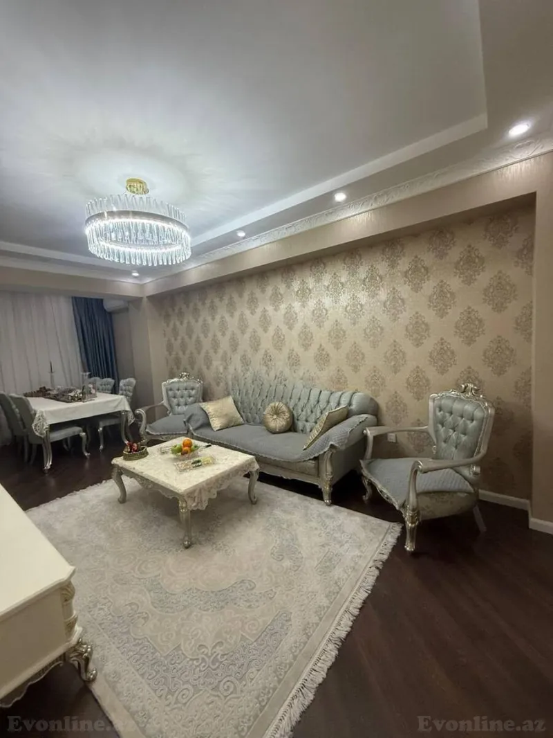 Satılır 3 otaqlı Mənzil Yeni tikili 100 m² Nəsimi m. - şəkil 2