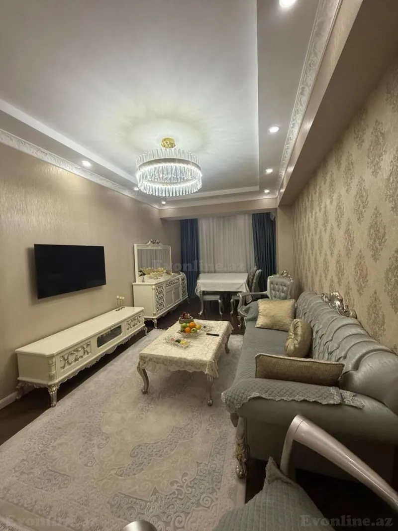 Satılır 3 otaqlı Mənzil Yeni tikili 100 m² Nəsimi m. - şəkil 3