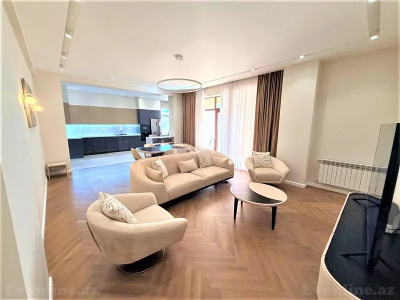 Kirayə verilir 3 otaqlı Mənzil Yeni tikili 180 m² Nizami m. - şəkil 2