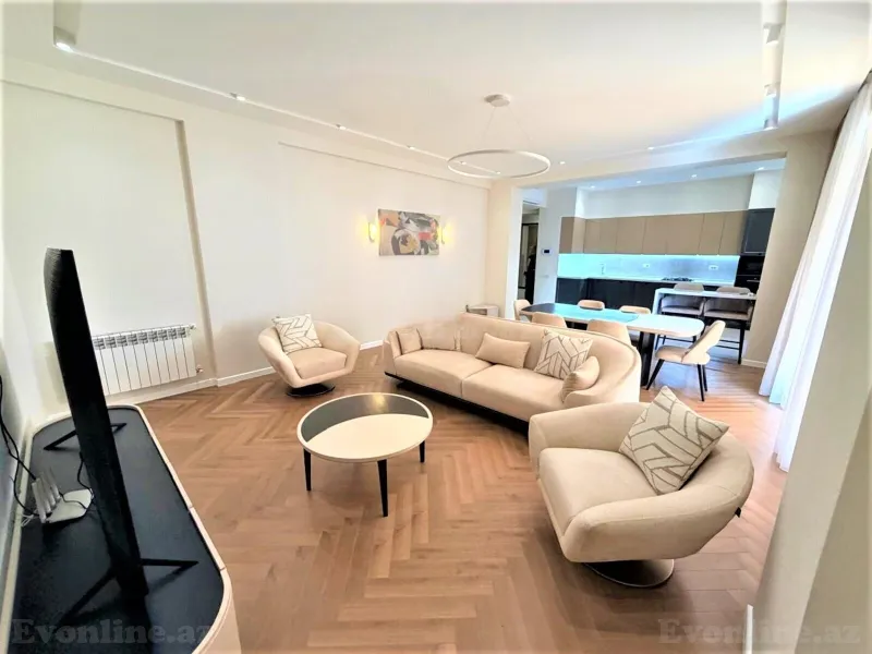 Kirayə verilir 3 otaqlı Mənzil Yeni tikili 180 m² Nizami m. - şəkil 5