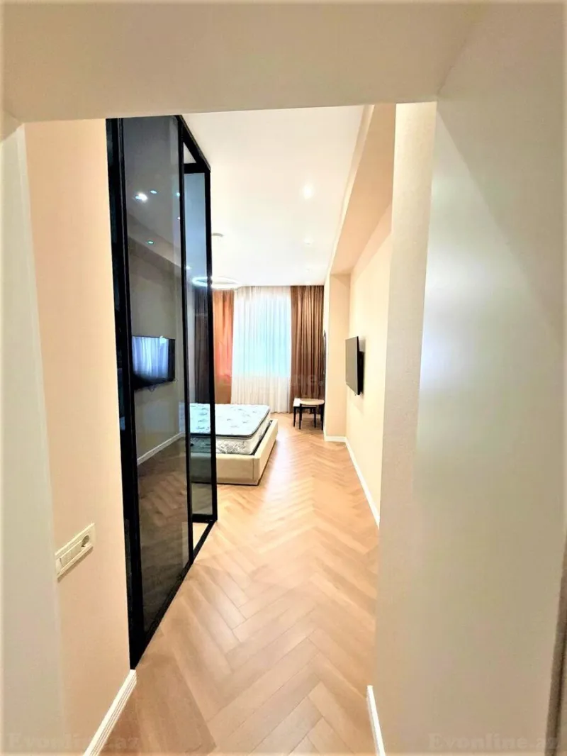 Kirayə verilir 3 otaqlı Mənzil Yeni tikili 180 m² Nizami m. - şəkil 9