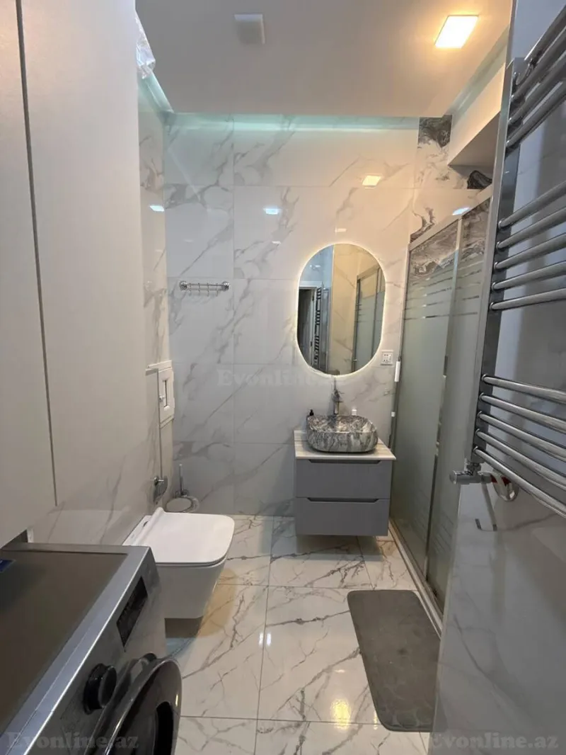 Kirayə verilir 2 otaqlı Mənzil Yeni tikili 60 m² Əhmədli m. - şəkil 16