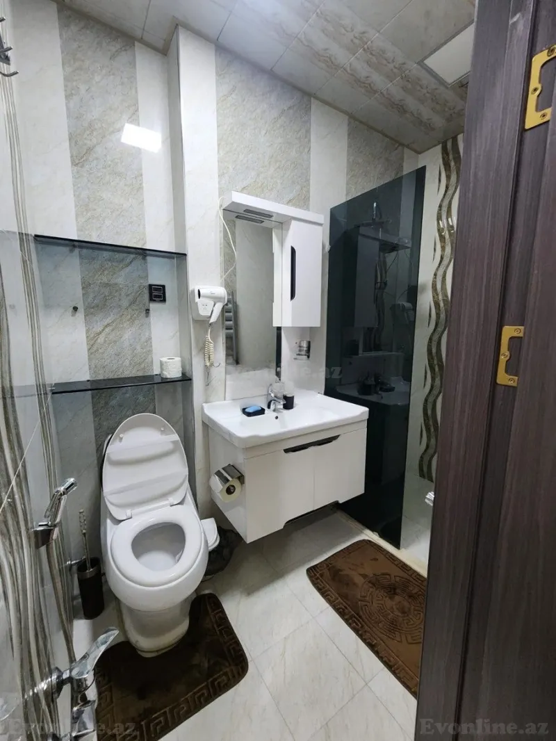 Kirayə verilir 3 otaqlı Mənzil Yeni tikili 105 m² Nəsimi r. - şəkil 7