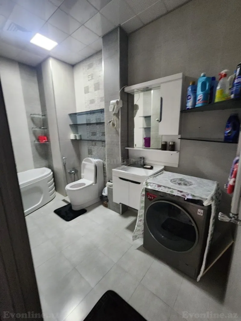 Kirayə verilir 3 otaqlı Mənzil Yeni tikili 105 m² Nəsimi r. - şəkil 9