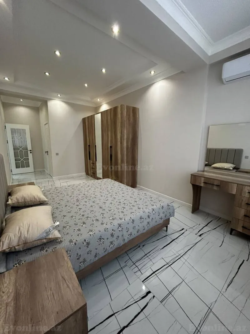 Kirayə verilir 4 otaqlı Mənzil Yeni tikili 120 m² Nərimanov r. - şəkil 2