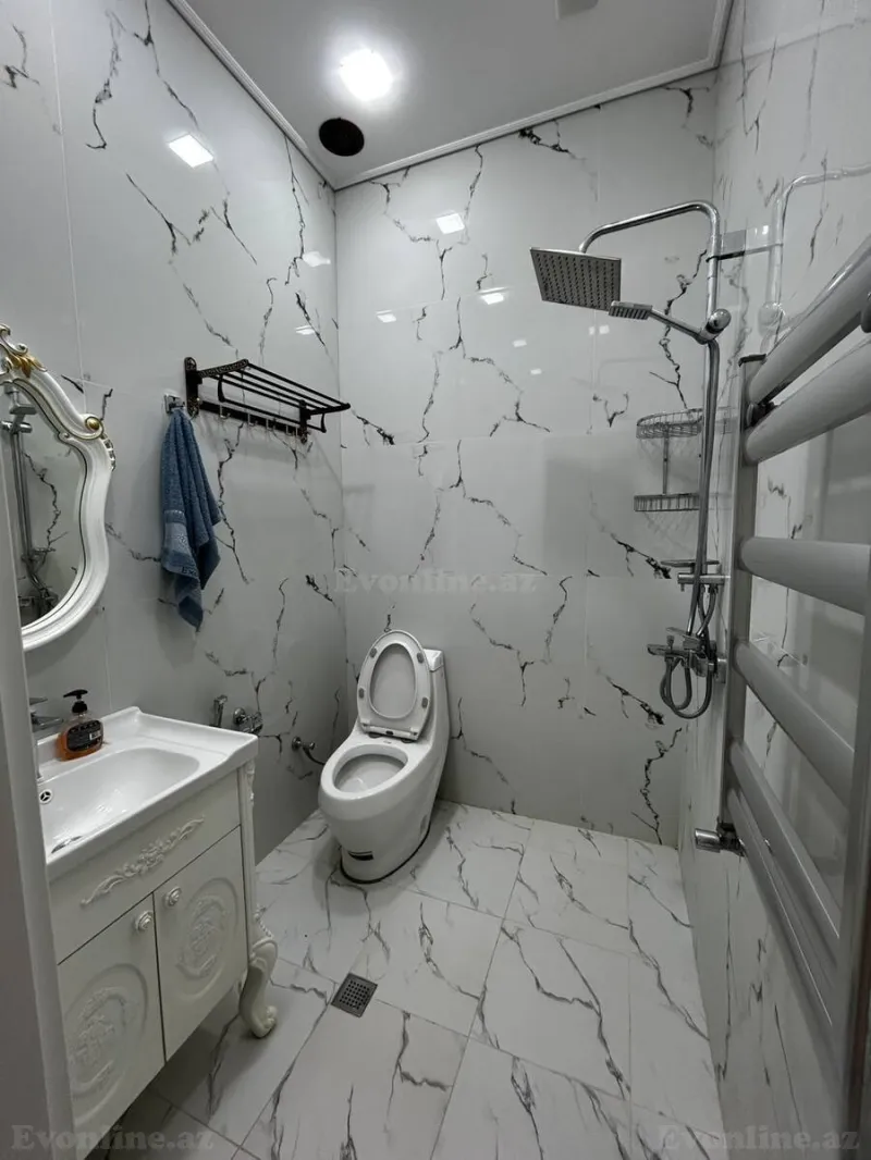 Kirayə verilir 4 otaqlı Mənzil Yeni tikili 120 m² Nərimanov r. - şəkil 18