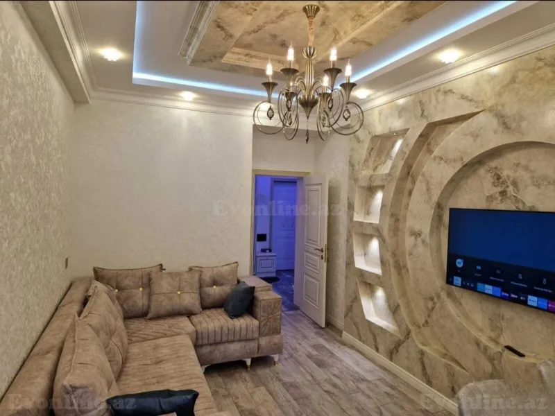 Kirayə verilir 3 otaqlı Mənzil Yeni tikili 80 m² Həzi Aslanov m. - şəkil 3