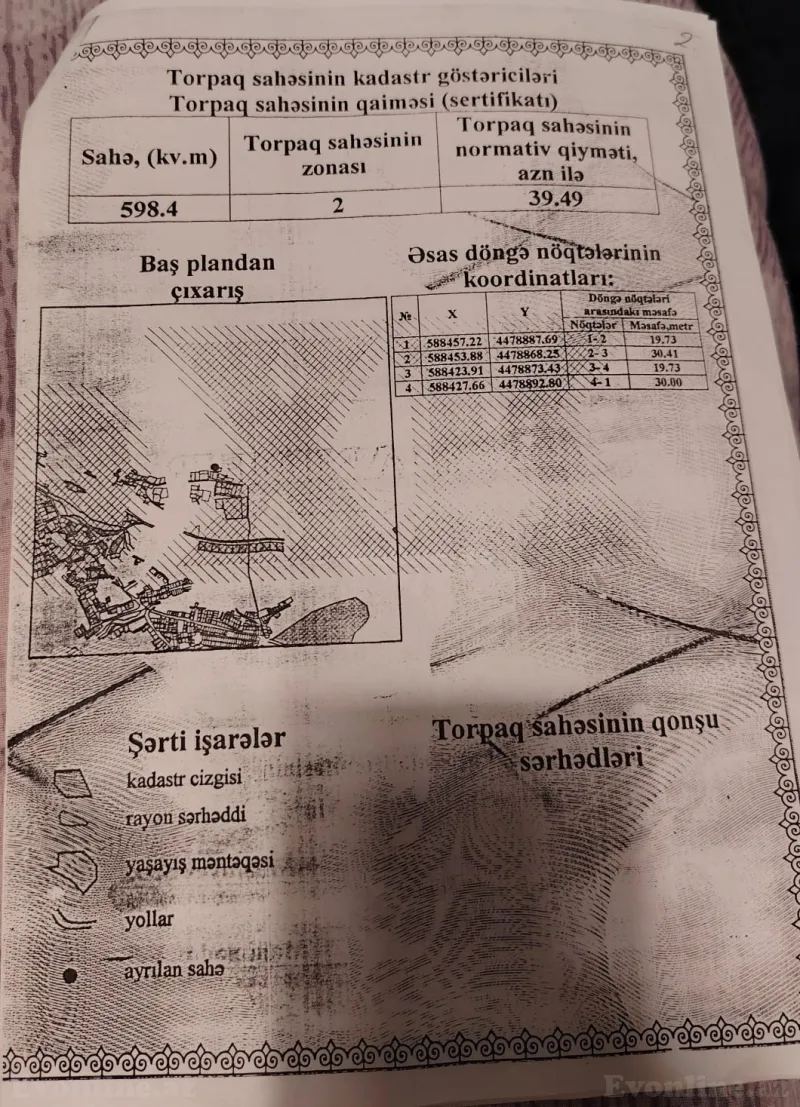 Satılır Torpaq 6 sot Daşkəsən - şəkil 6