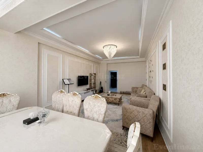 Satılır 4 otaqlı Mənzil Yeni tikili 97 m² Qara Qarayev m. - şəkil 2