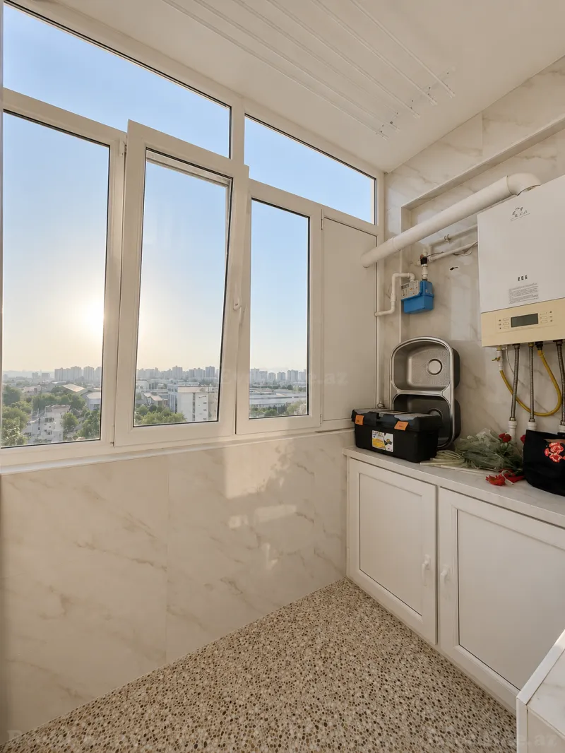 Satılır 4 otaqlı Mənzil Yeni tikili 97 m² Qara Qarayev m. - şəkil 15