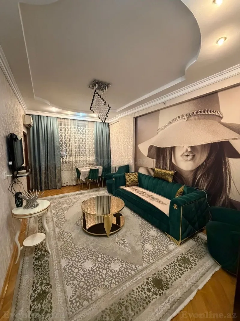2 otaqlı Mənzil 65 m² 9-cu mikrorayon Kirayə verilir