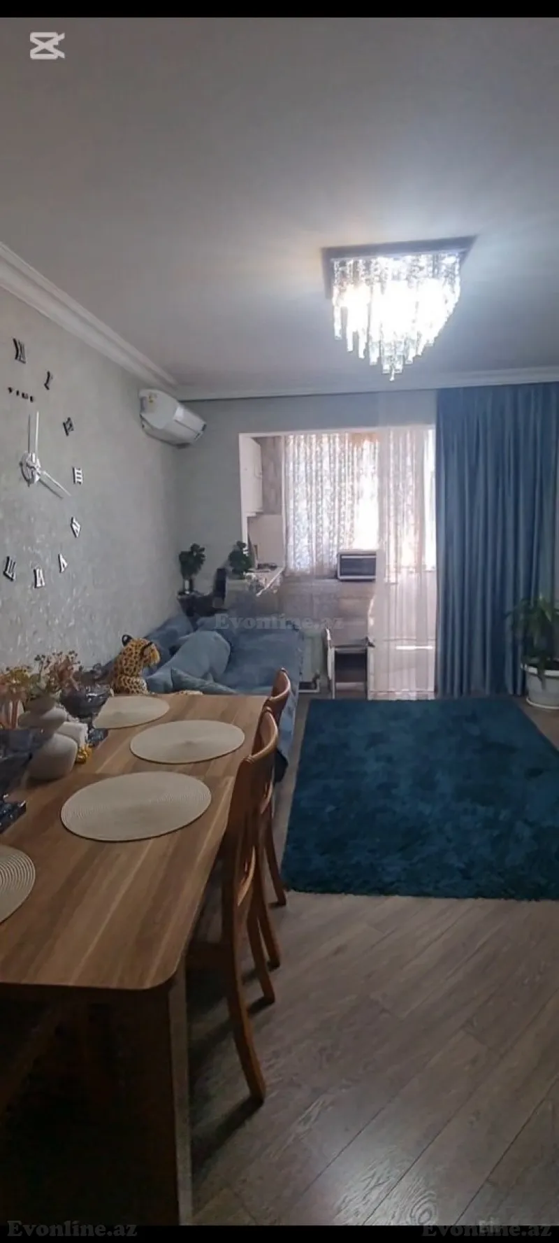 2 otaqlı Mənzil 40 m² Binə Satılır