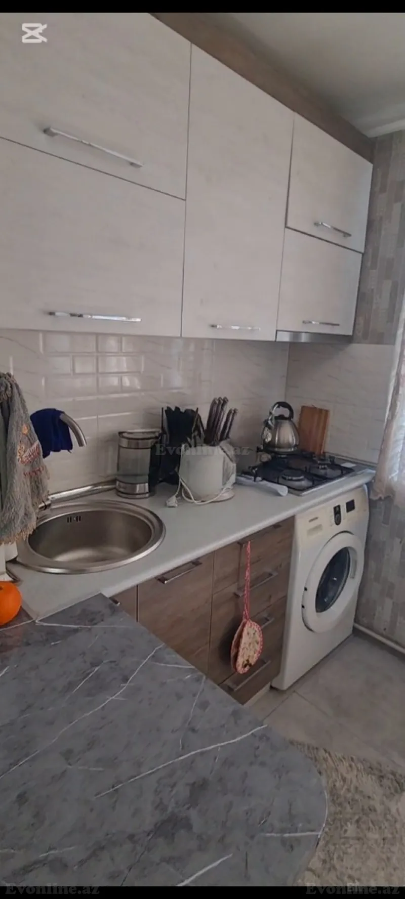 Satılır 2 otaqlı Mənzil Köhnə tikili 40 m² Binə - şəkil 3