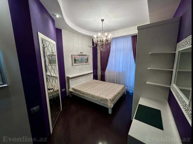 Kirayə verilir 3 otaqlı Mənzil Yeni tikili 110 m² Nəsimi r. - şəkil 3