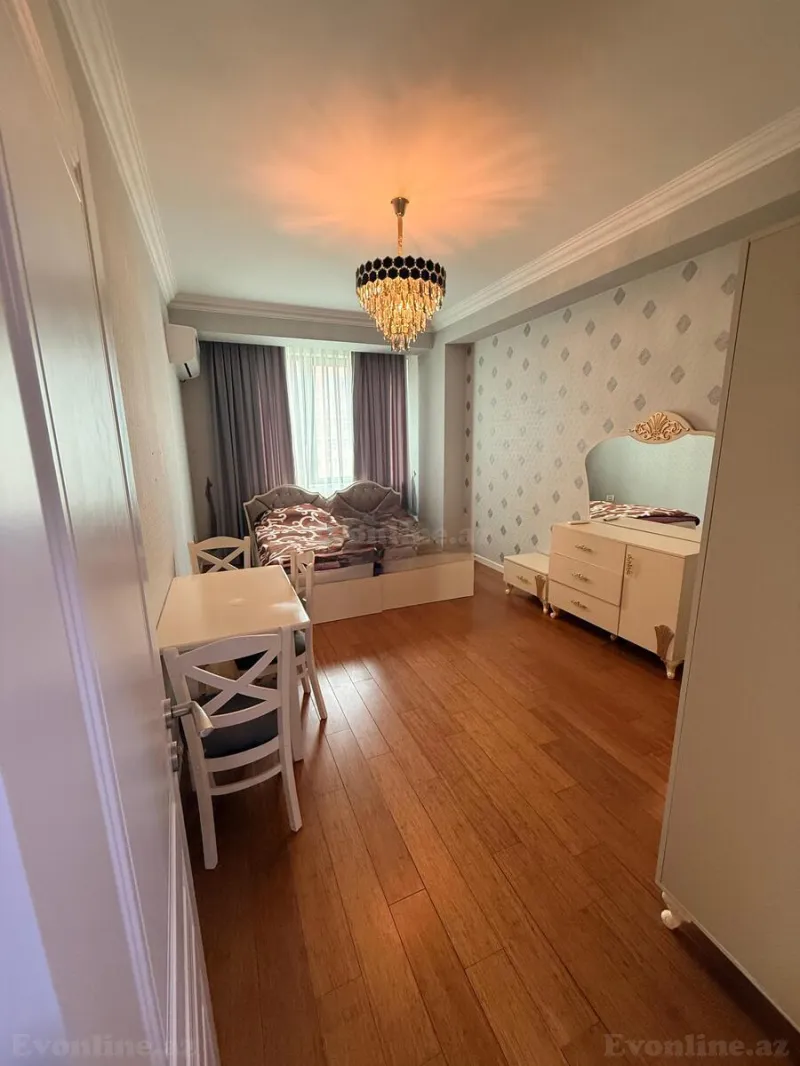 Kirayə verilir 3 otaqlı Mənzil Yeni tikili 90 m² Nəsimi r. - şəkil 2