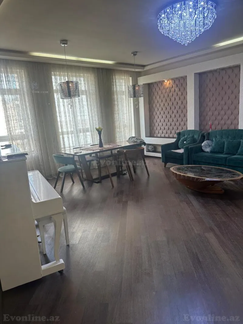 Kirayə verilir 3 otaqlı Mənzil Yeni tikili 120 m² 8 Noyabr m. - şəkil 11