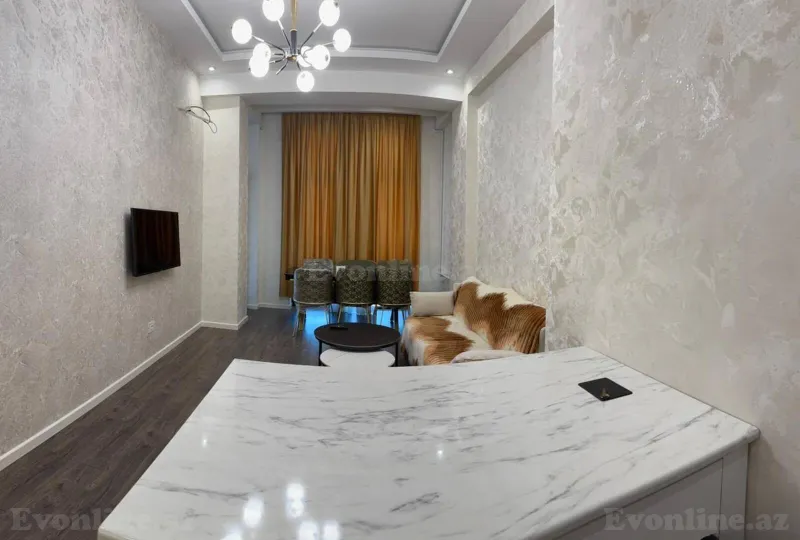 Kirayə verilir 2 otaqlı Mənzil Yeni tikili 55 m² Nəsimi r.