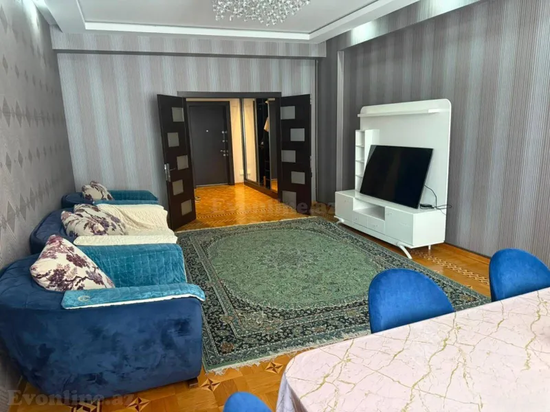 Kirayə verilir 3 otaqlı Mənzil Yeni tikili 116 m² Həzi Aslanov m. - şəkil 2