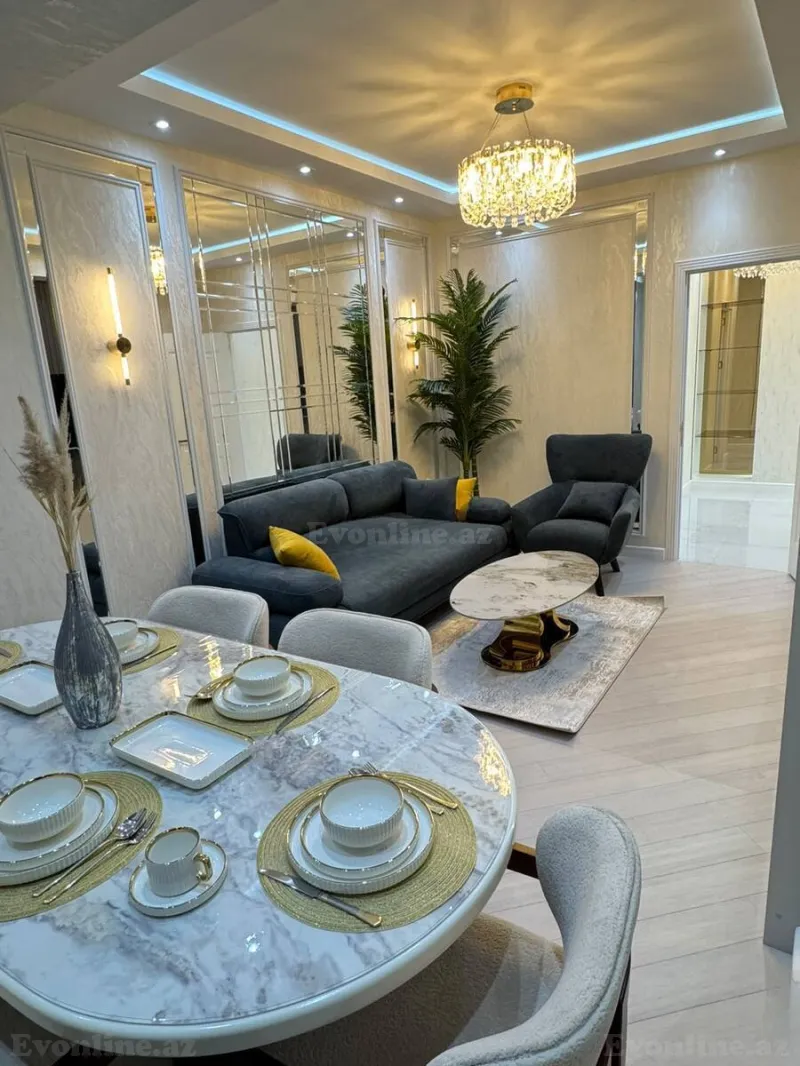 Kirayə verilir 2 otaqlı Mənzil Yeni tikili 90 m² Nəriman Nərimanov m. - şəkil 5