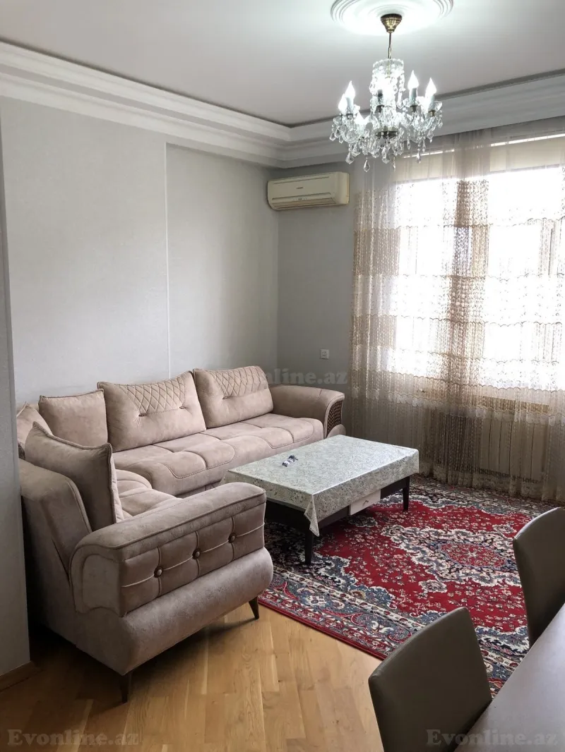 Kirayə verilir 2 otaqlı Mənzil Yeni tikili 70 m² Əhmədli m. - şəkil 2