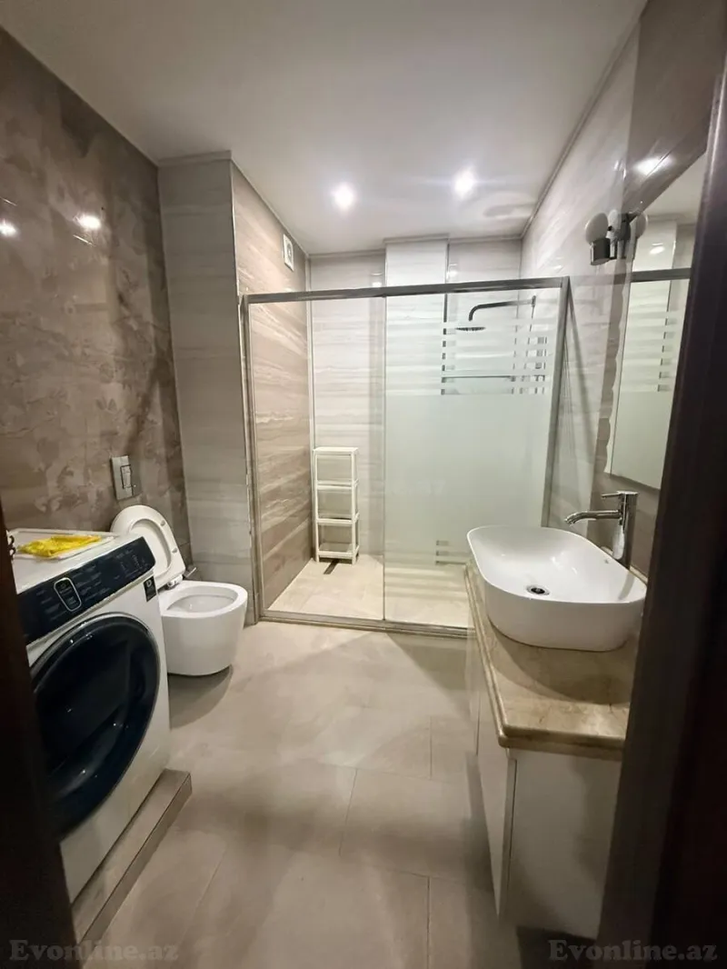 Kirayə verilir 3 otaqlı Mənzil Yeni tikili 85 m² Nəsimi r. - şəkil 18