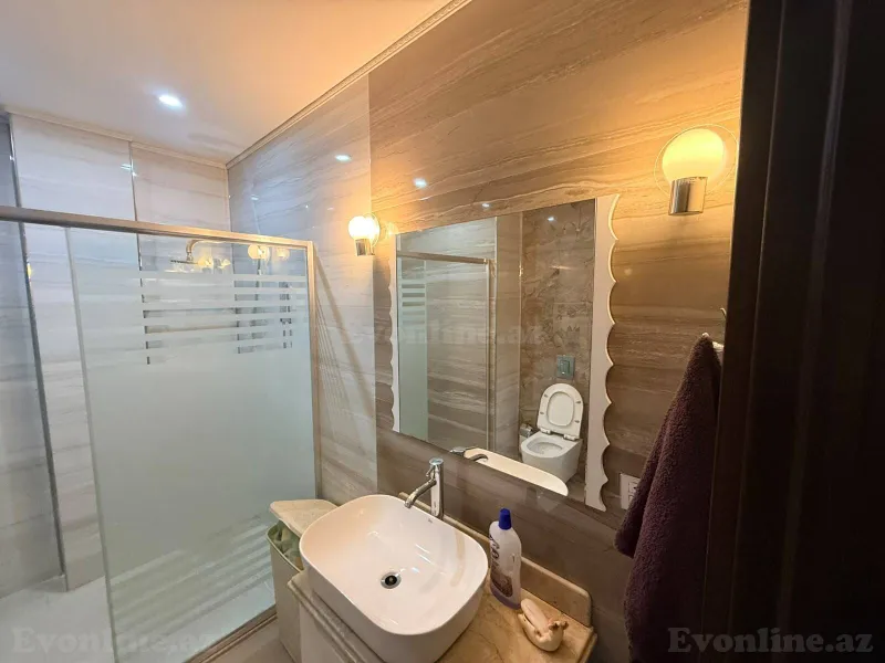 Kirayə verilir 3 otaqlı Mənzil Yeni tikili 85 m² Nəsimi r. - şəkil 19