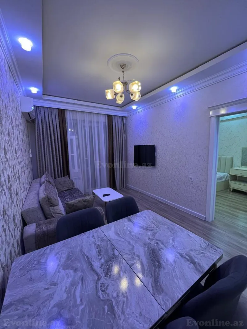 Kirayə verilir 2 otaqlı Mənzil Yeni tikili 60 m² Həzi Aslanov m. - şəkil 2
