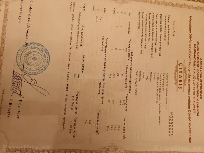 Satılır 7 otaqlı Həyət evi 200 m² Badamdar - şəkil 4