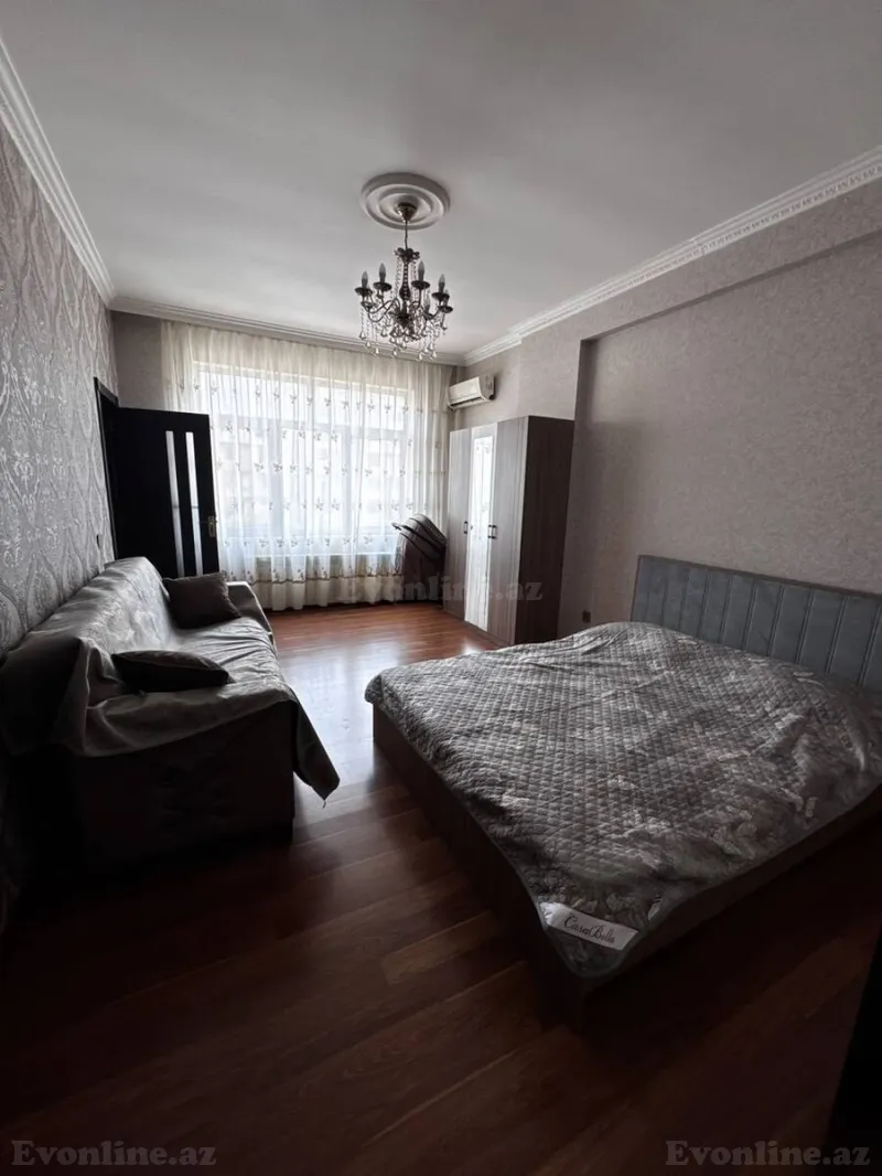 Kirayə verilir 1 otaqlı Mənzil Yeni tikili 55 m² Həzi Aslanov m. - şəkil 2