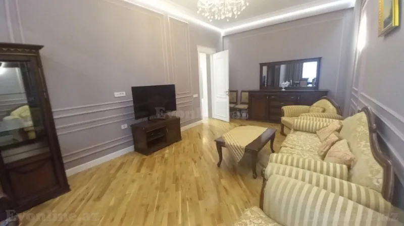 Kirayə verilir 2 otaqlı Mənzil Yeni tikili 90 m² Səbail r. - şəkil 2