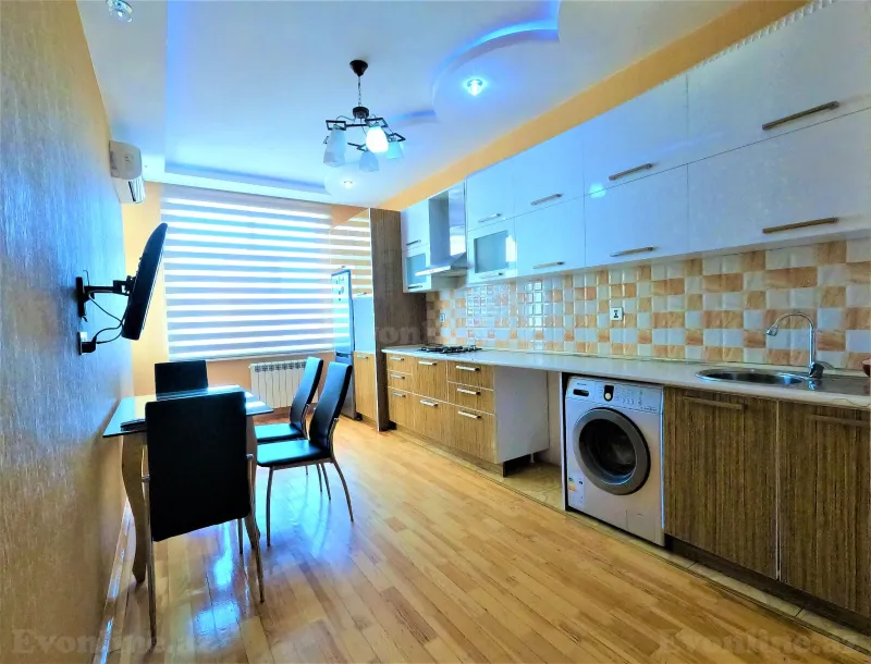 Kirayə verilir 3 otaqlı Mənzil Yeni tikili 120 m² Q.Qarayev pr. - şəkil 12