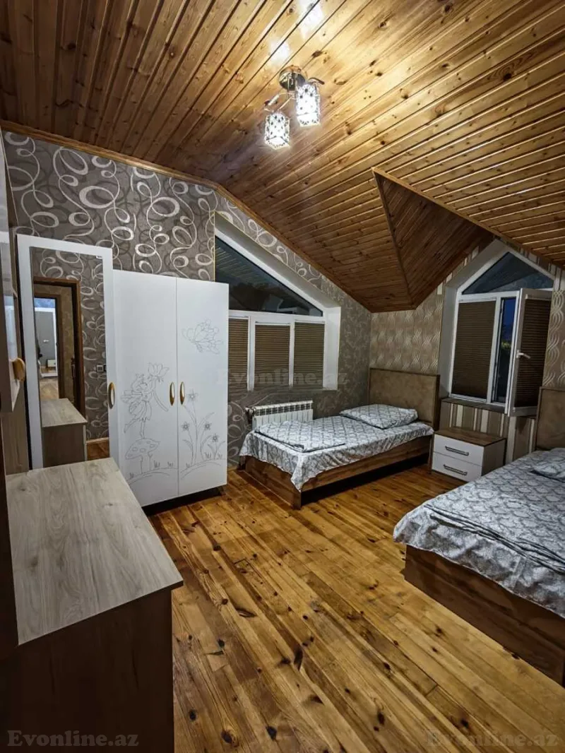 Kirayə verilir 6 otaqlı Həyət evi 200 m² Qəbələ - şəkil 14