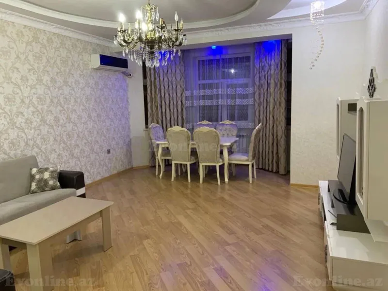 Kirayə verilir 3 otaqlı Mənzil Yeni tikili 120 m² Gənclik m. - şəkil 2