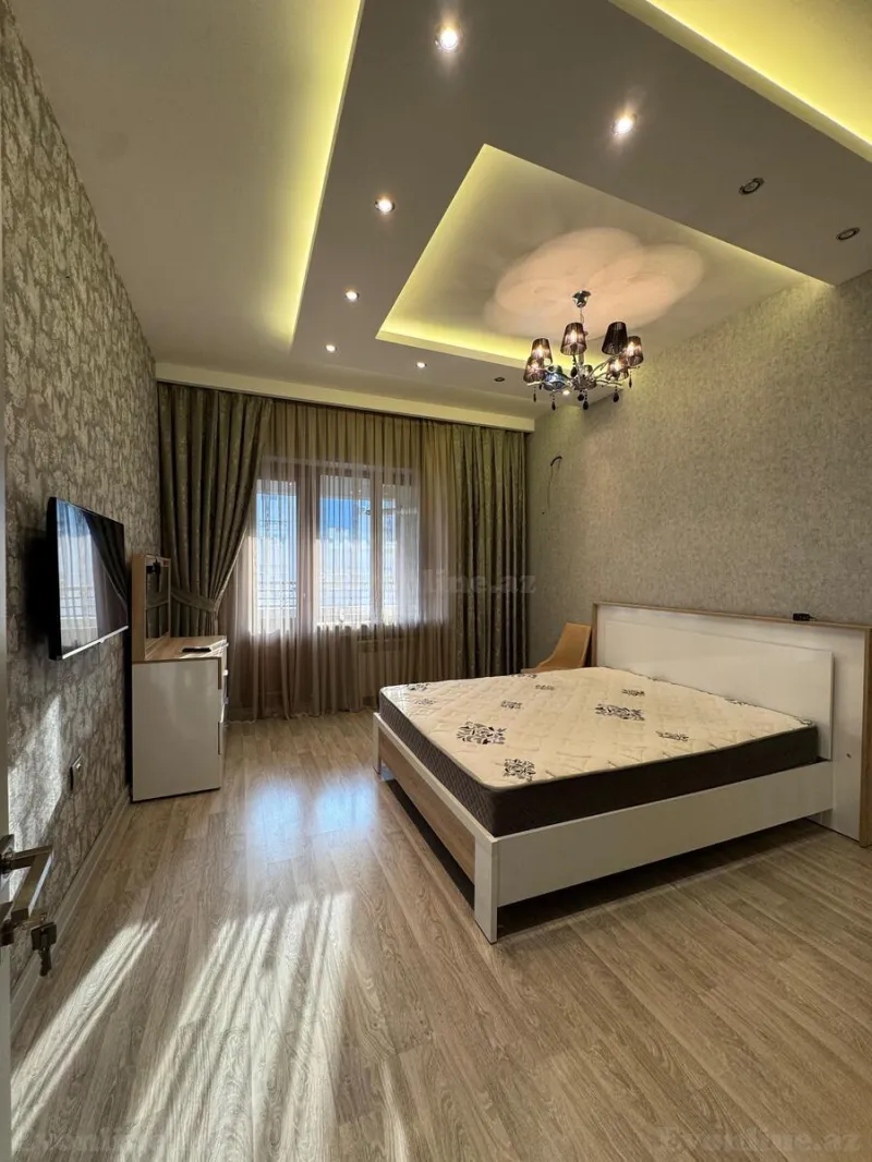 Kirayə verilir 3 otaqlı Mənzil Yeni tikili 127 m² Nərimanov r. - şəkil 6