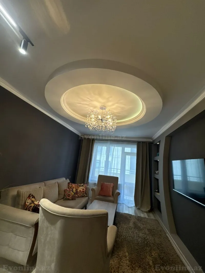 Kirayə verilir 2 otaqlı Mənzil Yeni tikili 60 m² Nəsimi r. - şəkil 2