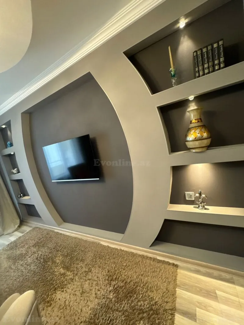 Kirayə verilir 2 otaqlı Mənzil Yeni tikili 60 m² Nəsimi r. - şəkil 9