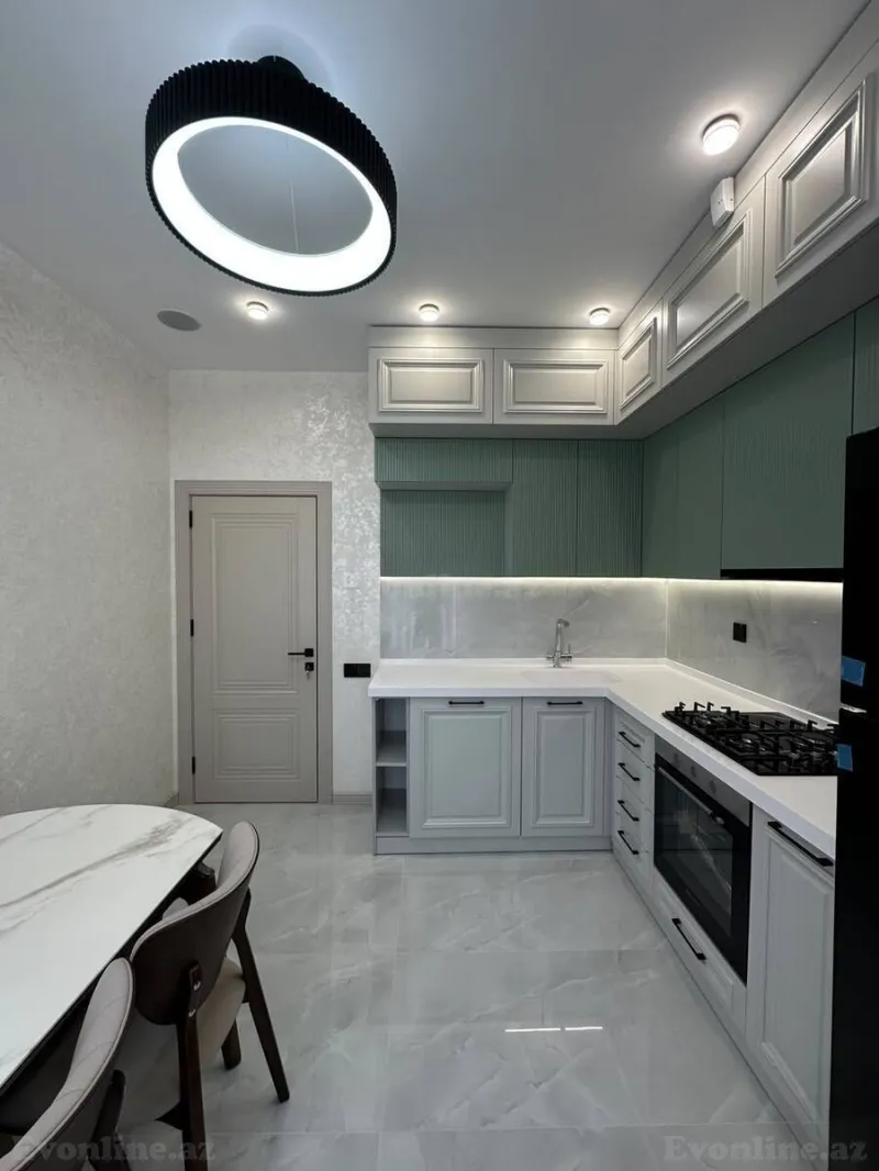 Satılır 3 otaqlı Mənzil Yeni tikili 91 m² Həzi Aslanov m. - şəkil 2